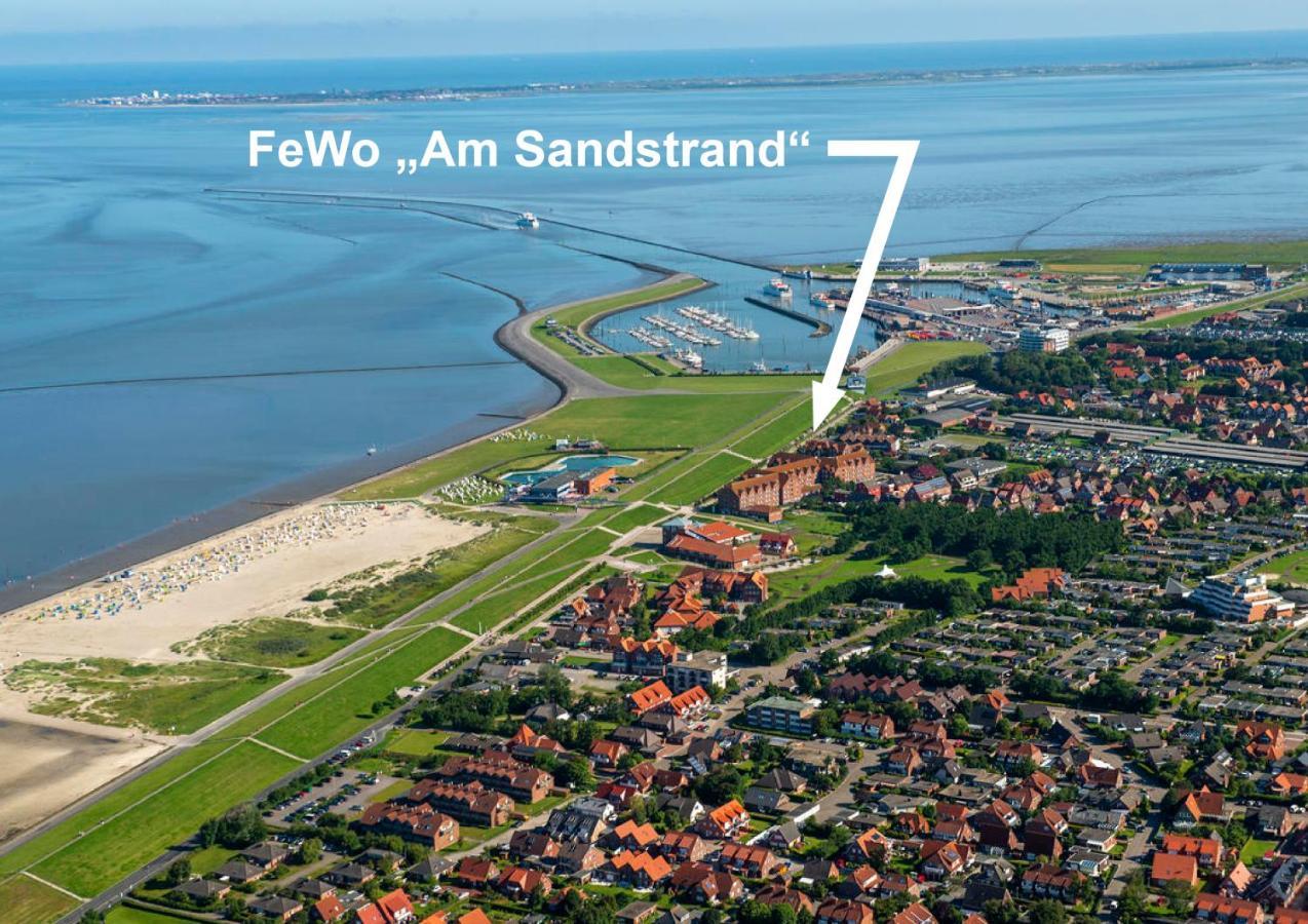 Ferienwohnung Residenz Am Sandstrand Norddeich Норден Екстериор снимка