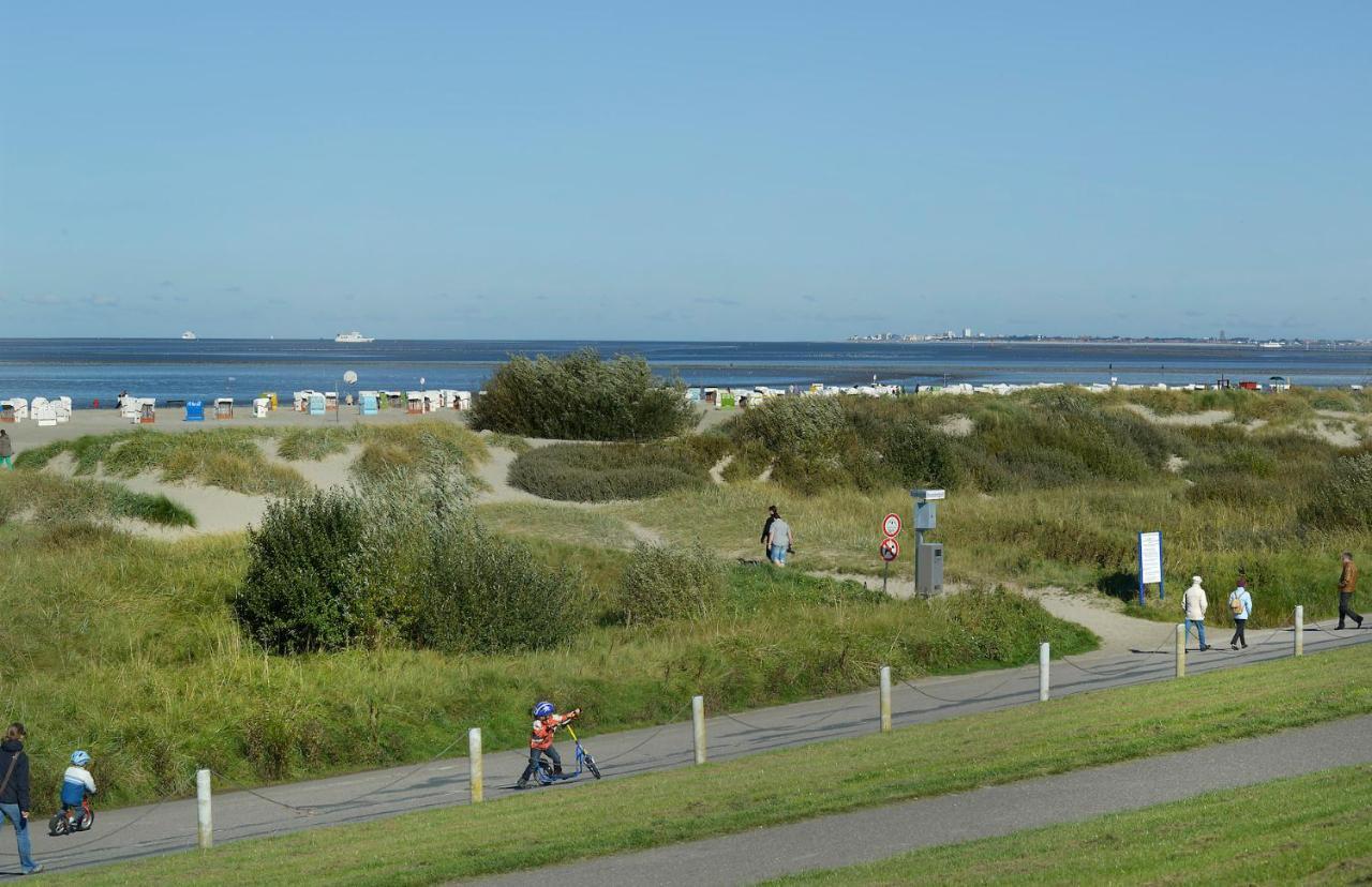 Ferienwohnung Residenz Am Sandstrand Norddeich Норден Екстериор снимка